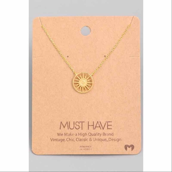 Hannah Beury Jewelry - LAST ONE!! Sunshine Pendant Necklace